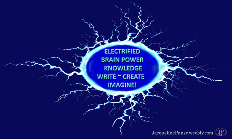 Picture of electricity and Brain Power message