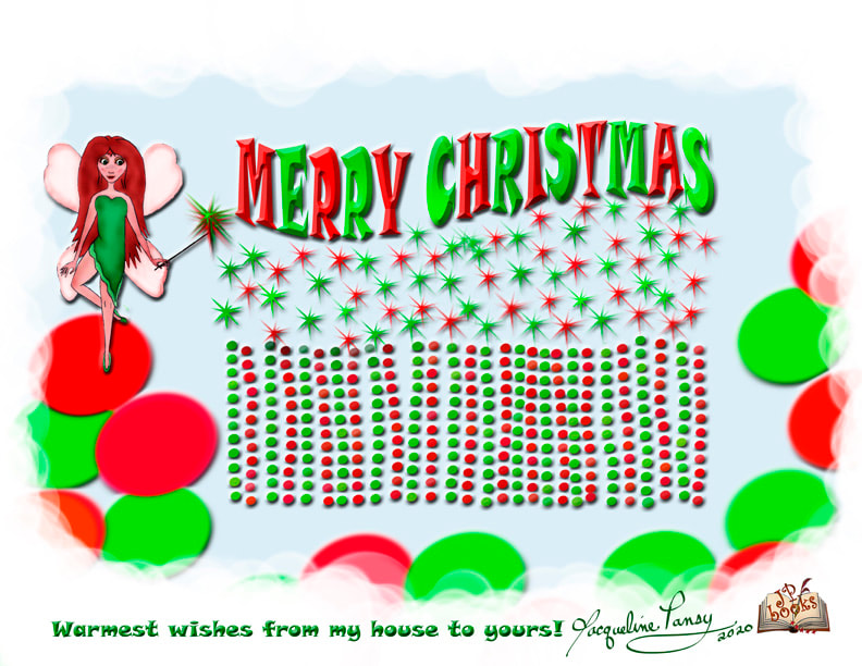 Christmas greeting from Jacqueline Pansy 