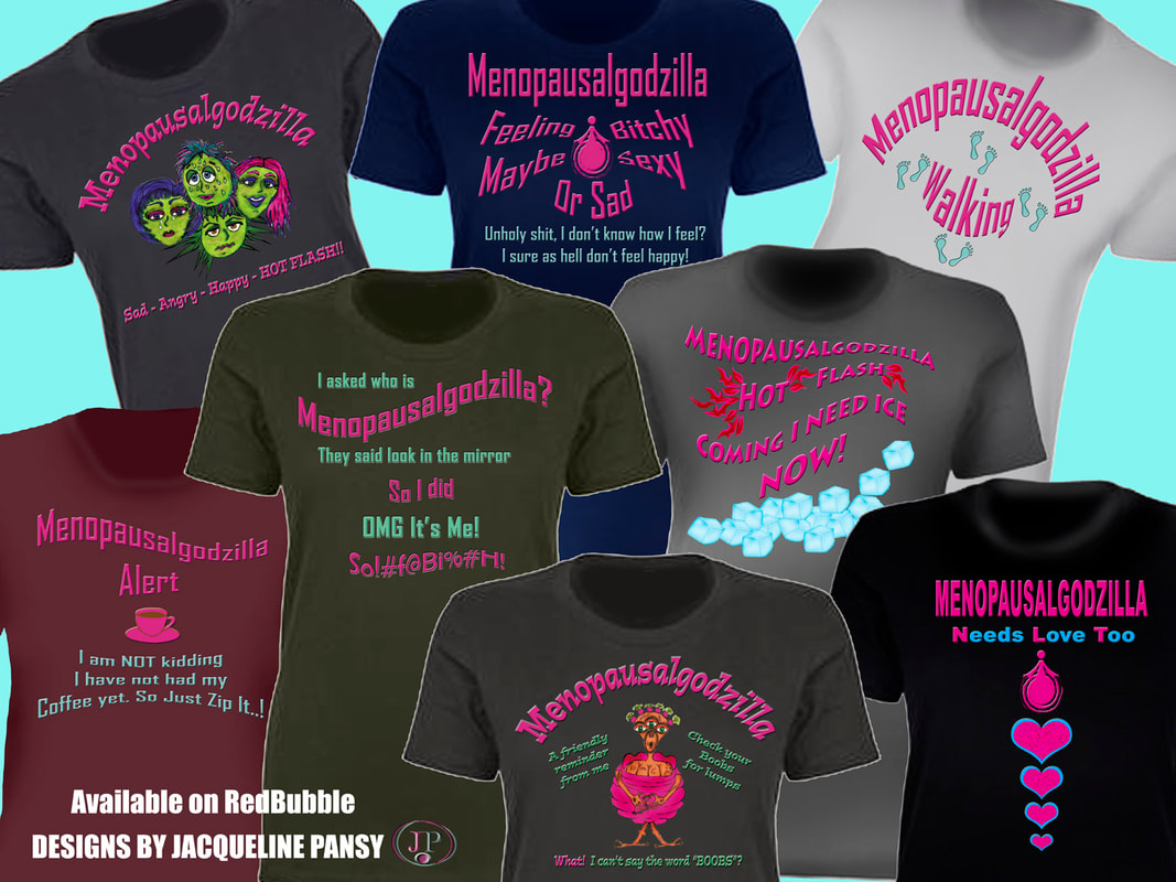 Menopause T-Shirt Quirky Designs.